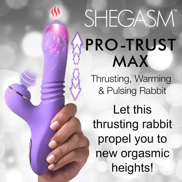 Prothrust Max 14x Thrusting And Pulsing Silicone Rabbit XR Brands Vibrators