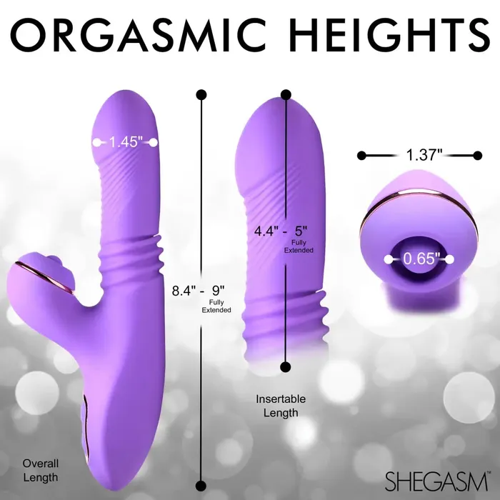 Prothrust Max 14x Thrusting And Pulsing Silicone Rabbit XR Brands Vibrators