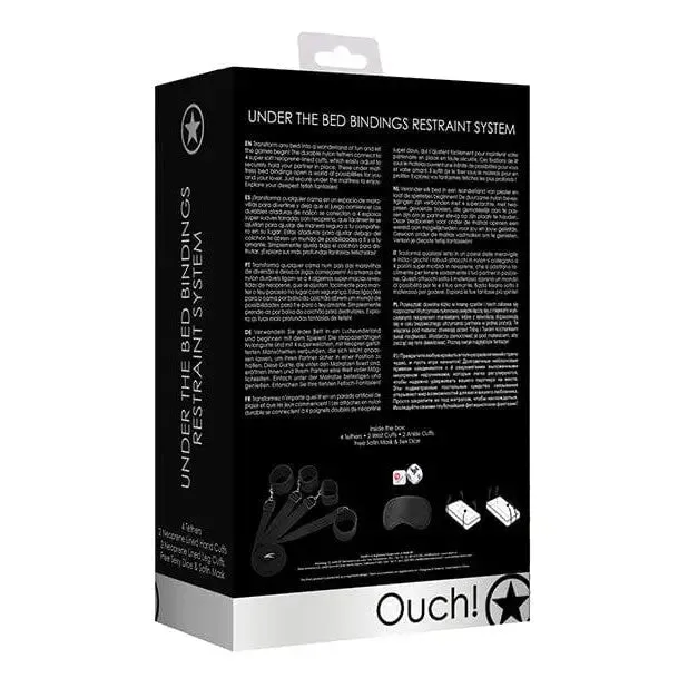 Shots Ouch Bed Restraint System Black Shots America Anal Shots Ouch Bed Restraint System Black Shots America Anal