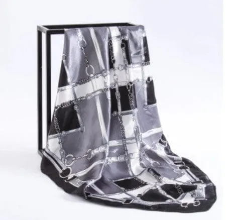 Printed Silk Scarf Gags Lovegasm Vibrators