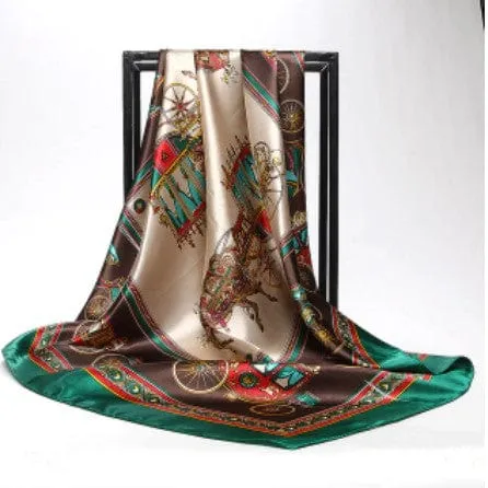 Printed Silk Scarf Gags Lovegasm Vibrators