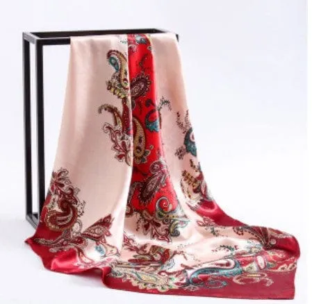Printed Silk Scarf Gags Lovegasm Vibrators