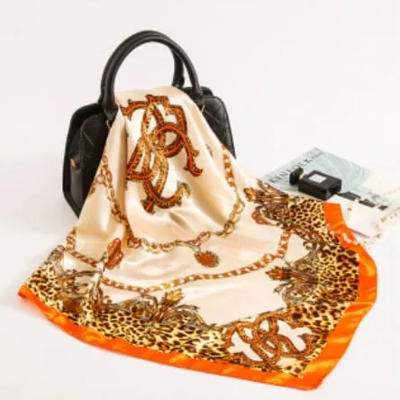 Printed Silk Scarf Gags Lovegasm Vibrators
