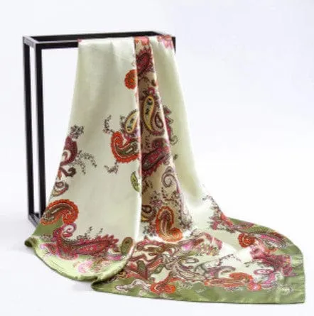 Printed Silk Scarf Gags Lovegasm Vibrators