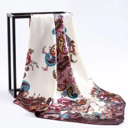 Printed Silk Scarf Gags Lovegasm Vibrators