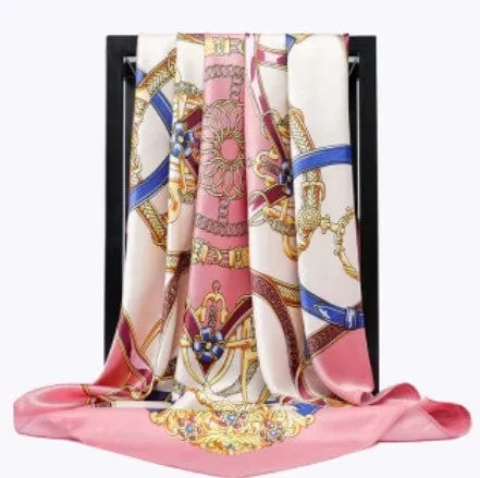 Printed Silk Scarf Gags Lovegasm Vibrators