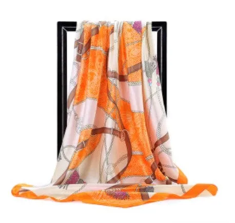Printed Silk Scarf Gags Lovegasm Vibrators