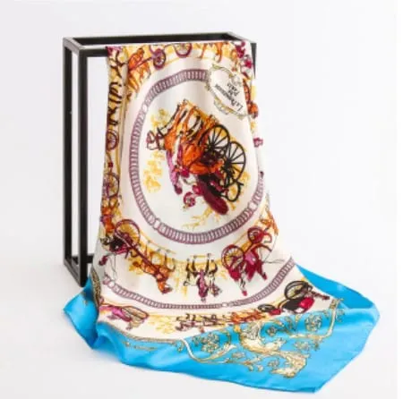 Printed Silk Scarf Gags Lovegasm Vibrators