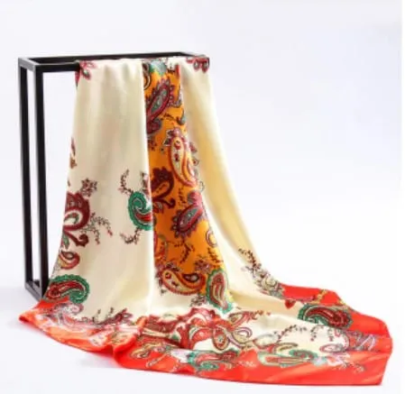 Printed Silk Scarf Gags Lovegasm Vibrators