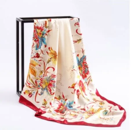 Printed Silk Scarf Gags Lovegasm Vibrators