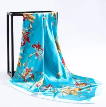 Printed Silk Scarf Gags Lovegasm Vibrators