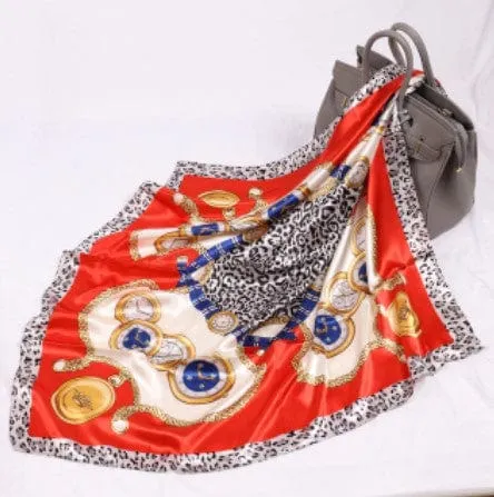 Printed Silk Scarf Gags Lovegasm Vibrators
