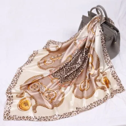 Printed Silk Scarf Gags Lovegasm Vibrators
