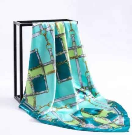 Printed Silk Scarf Gags Lovegasm Vibrators