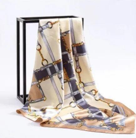 Printed Silk Scarf Gags Lovegasm Vibrators