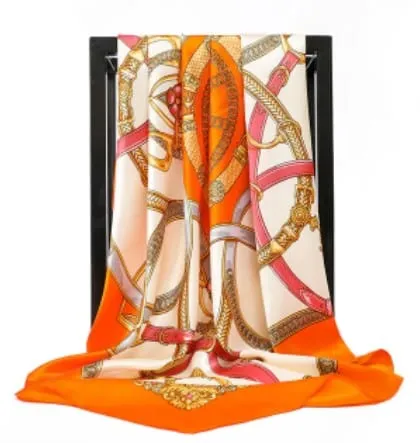 Printed Silk Scarf Gags Lovegasm Vibrators