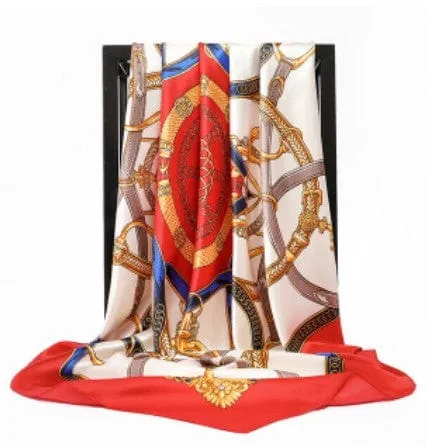 Printed Silk Scarf Gags Lovegasm Vibrators