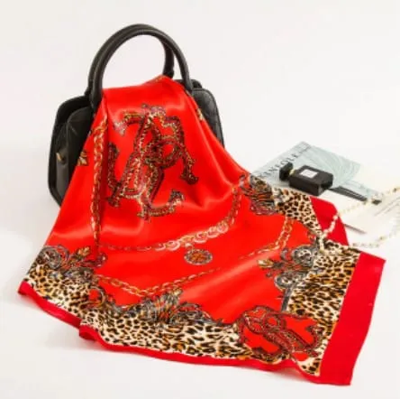 Printed Silk Scarf Gags Lovegasm Vibrators