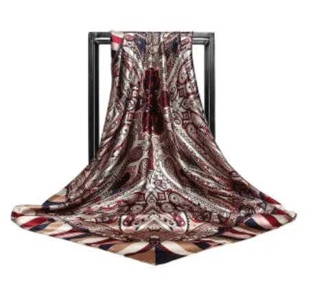 Printed Silk Scarf Gags Lovegasm Vibrators