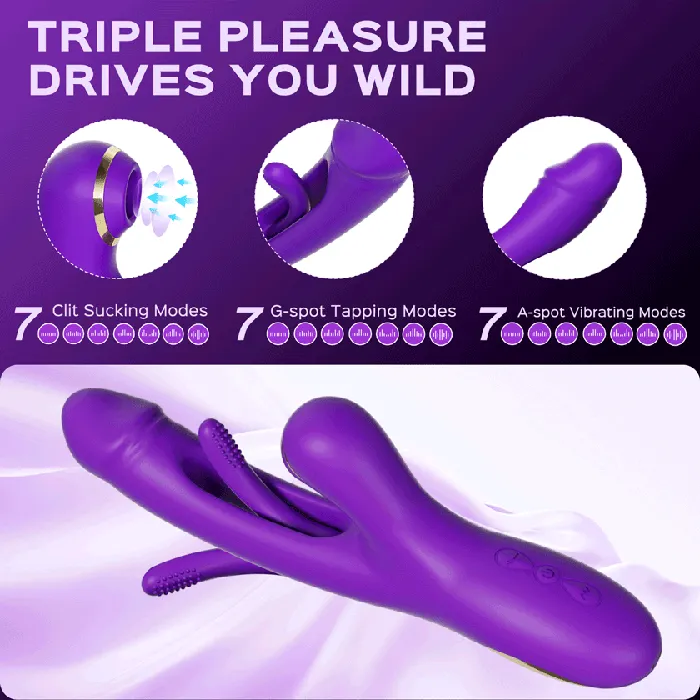 propinkup Vibrators Skylar Clit Sucking Gspot Tapping Vibrator Female Sex Toys
