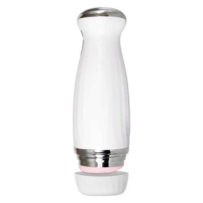 Zero Tolerance The Thrusting Rechargeable Vibrating Stroker Masturbator White Zero Tolerance Male Sex Toys