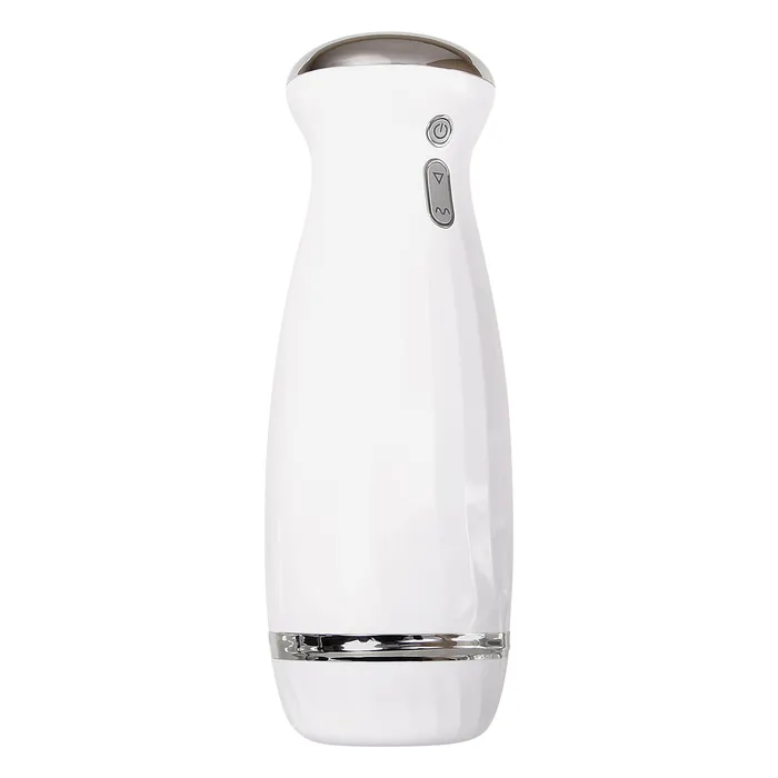 Zero Tolerance The Thrusting Rechargeable Vibrating Stroker Masturbator White Zero Tolerance Male Sex Toys