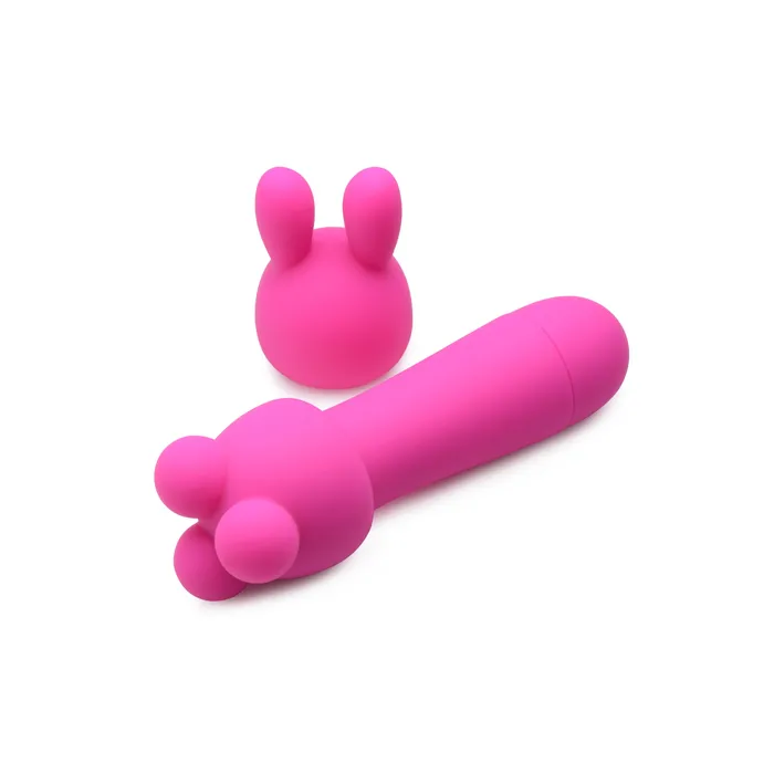 Gossip Female Sex Toys Rocket 10X Silicone Rechargeable Mini Wand w 2 Attachments