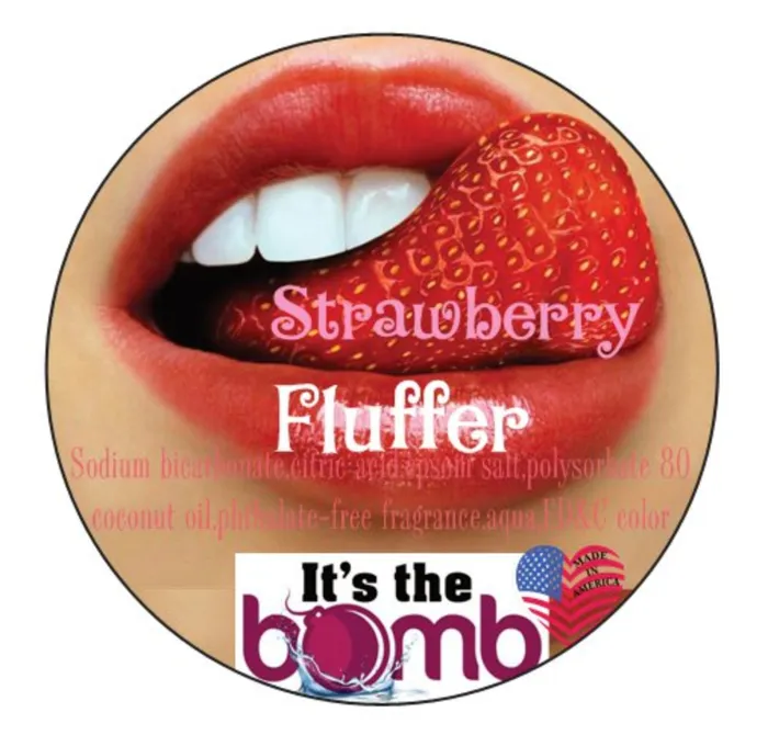 Its the Bomb Vibrators Bath Bomb Breast Cancer Awareness Strawberry Fluffer