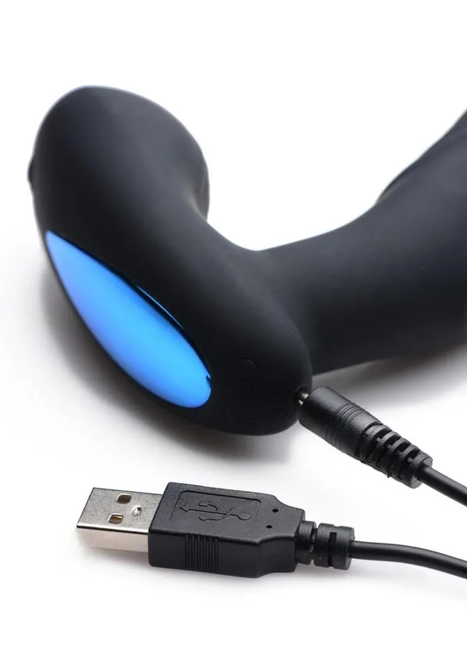 AlphaPro 7x PThump Rechargeable Vibrating Tapping Silicone Prostate Stimulator ALPHAPRO Male Sex Toys