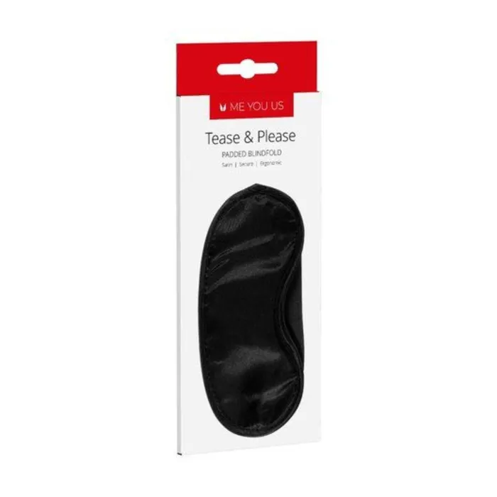 Anal Me You Us Me You Us Tease Please Padded Blindfold Black