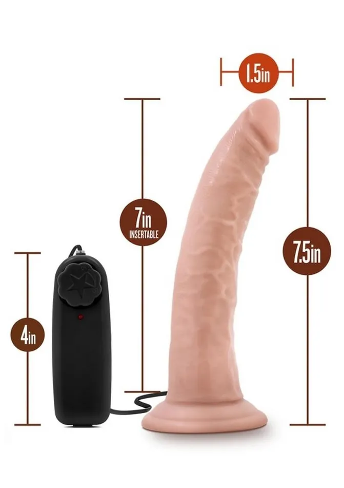Female Sex Toys Dr Skin Dr Dave Vibrating Dildo with Suction Cup Dr Skin