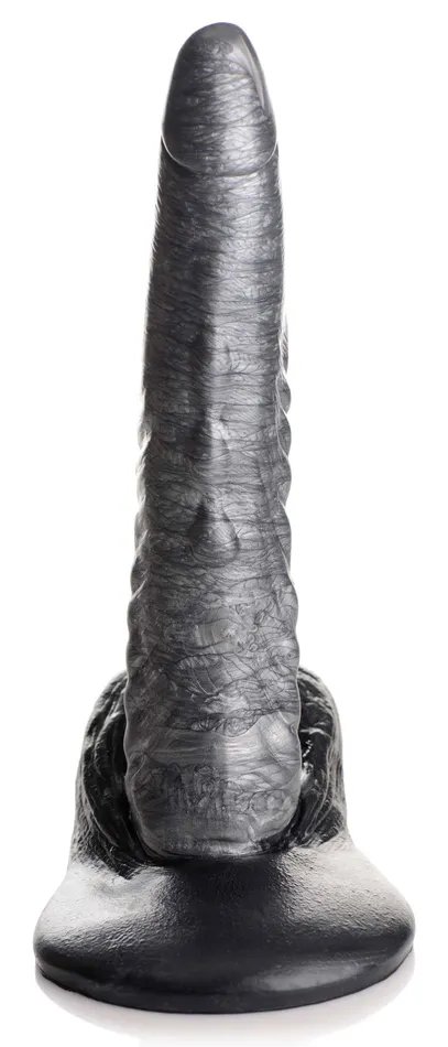 Dildos XR Brands Creature Cocks The Gargoyle Rock Hard Silicone Dildo Silver Dildos XR Brands Creature Cocks The Gargoyle Rock Hard Silicone Dildo Silver