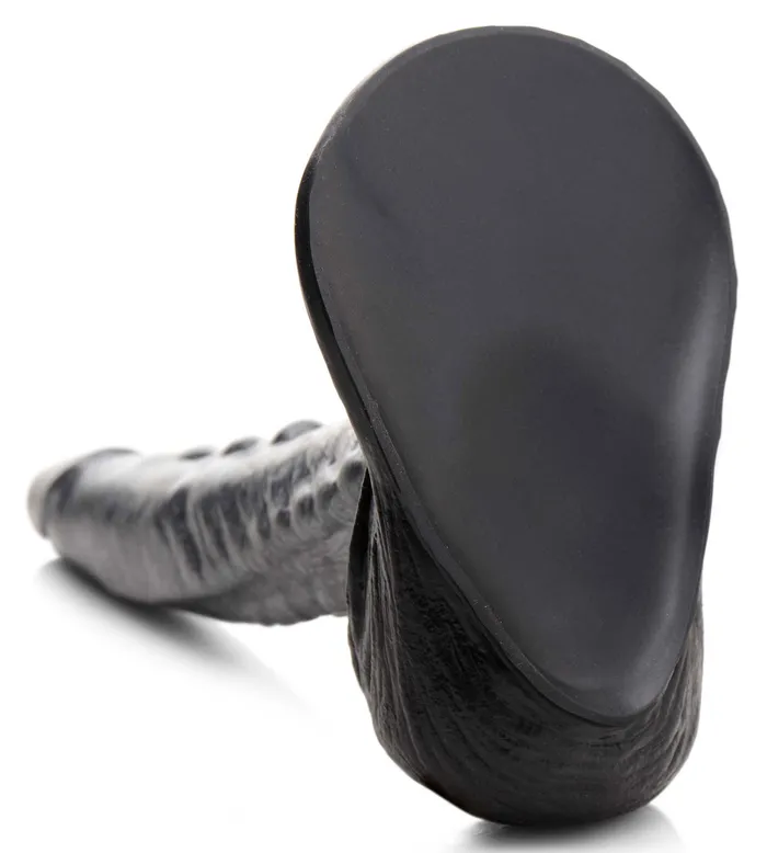 Dildos XR Brands Creature Cocks The Gargoyle Rock Hard Silicone Dildo Silver Dildos XR Brands Creature Cocks The Gargoyle Rock Hard Silicone Dildo Silver